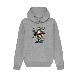 Sweat Capuche Julien BRD - Ghetto Blaster de julien brd sur Scredboutique.com