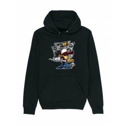 Sweat Capuche Julien BRD - Ghetto Blaster de julien brd sur Scredboutique.com