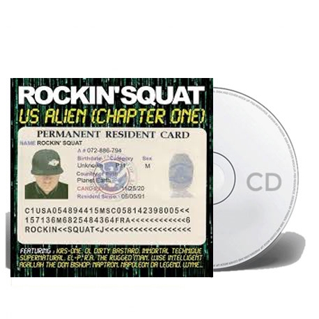 Album Cd "Rockin'squat" - Us Alien Chapter One de assassin sur Scredboutique.com