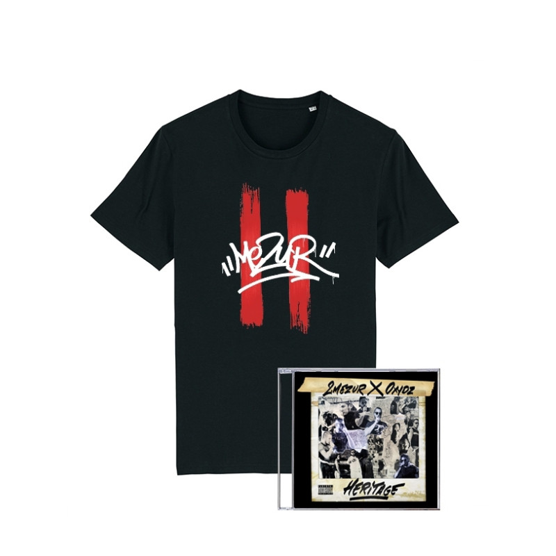 Pack Cd + Tshirt - 2mezur X Oxydz - Héritage