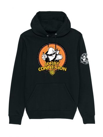 Sweat Capuche Scred Connexion - Spray Connexion by Hiwe