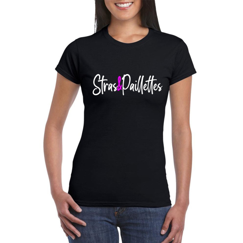 Tshirt Femme Stras & Paillettes modèle 3