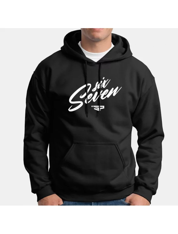 Sweat a capuche Stras & Paillettes modèle 5 Six Seven de stras & paillettes sur Scredboutique.com