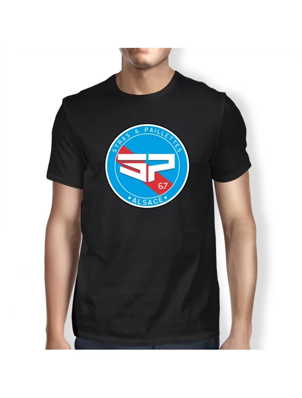 Tshirt Stras & Paillettes modèle 9 SP Foot de stras & paillettes sur Scredboutique.com