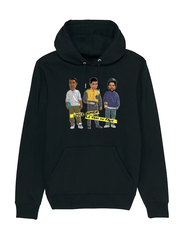 Sweat Capuche Discernment - Le vrai du faux de discernment sur Scredboutique.com