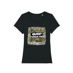 Tshirt Femme X-Men - Qui prend quoi ? de x-men sur Scredboutique.com