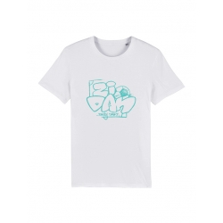 T-Shirt Dany Dan Zidan Bleu de dany dan sur Scredboutique.com