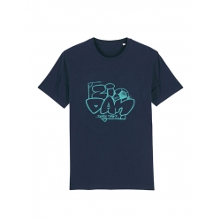 T-Shirt Dany Dan Zidan Bleu de dany dan sur Scredboutique.com