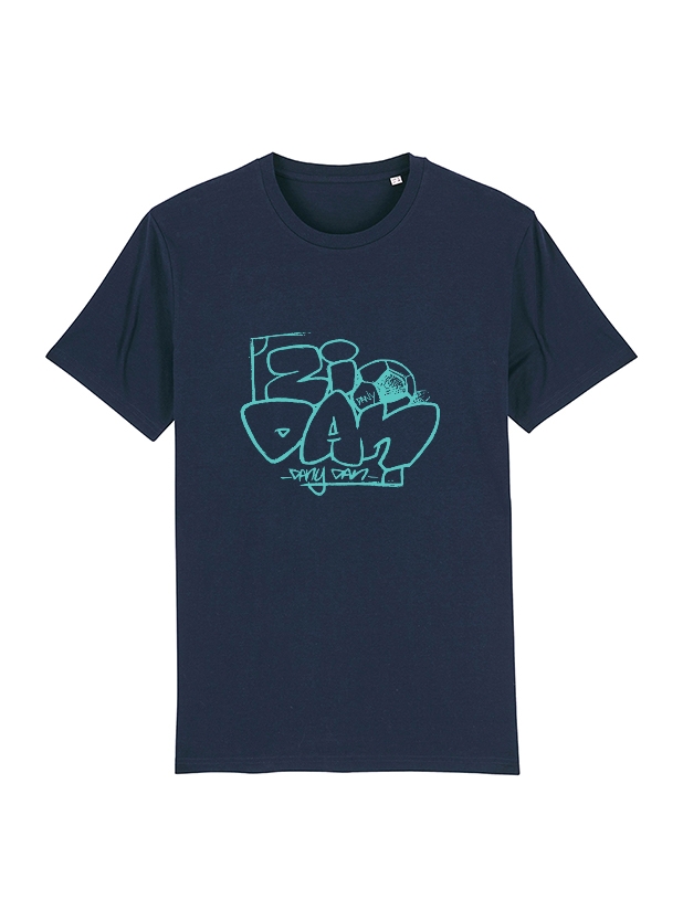 T-Shirt Dany Dan Zidan Bleu de dany dan sur Scredboutique.com
