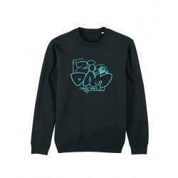 Sweat Dany Dan Zidan Bleu de dany dan sur Scredboutique.com