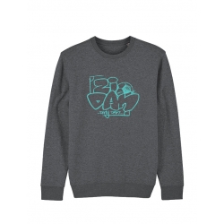 Sweat Dany Dan Zidan Bleu de dany dan sur Scredboutique.com