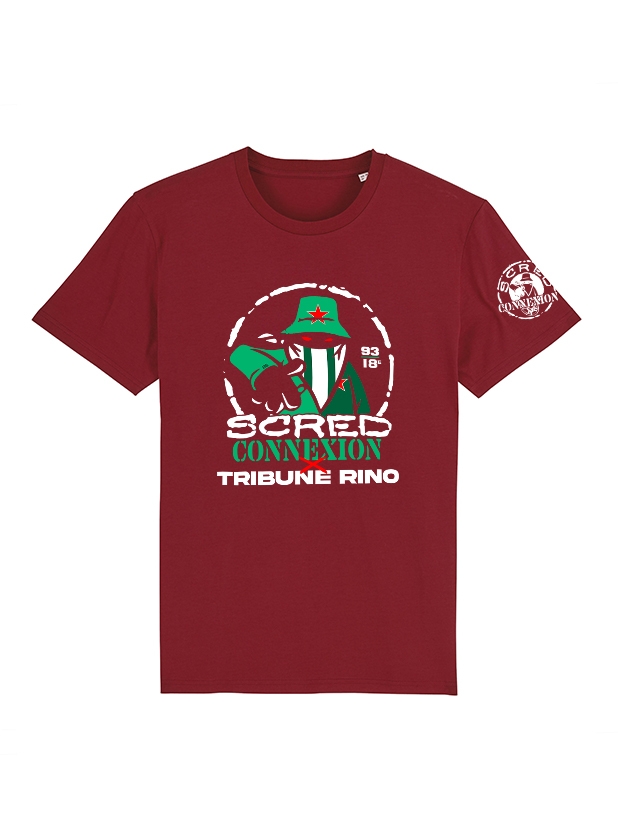 Tshirt Scred Connexion x Tribune Rino Red Star de scred connexion sur Scredboutique.com