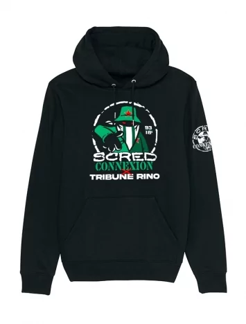 Sweat Capuche Scred Connexion x Tribune Rino Red Star