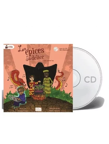 Livre + cd conte musical rap "Les épices du délice"