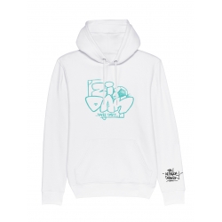 Sweat Capuche Dany Dan Zidan Bleu de dany dan sur Scredboutique.com