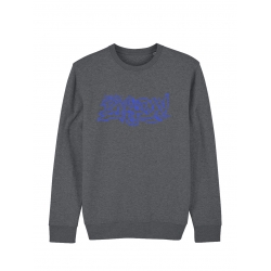 Sweat Dany Dan - A la régulière bleu de dany dan sur Scredboutique.com