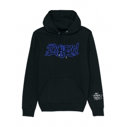 Sweat Capuche Dany Dan - A la régulière bleu de dany dan sur Scredboutique.com