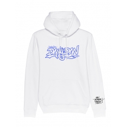 Sweat Capuche Dany Dan - A la régulière bleu de dany dan sur Scredboutique.com