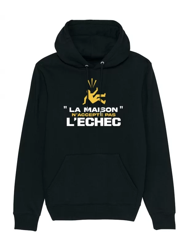 Sweat Capuche Amadeus -  La maison n\'accepte pas l\'echec de amadeus sur Scredboutique.com