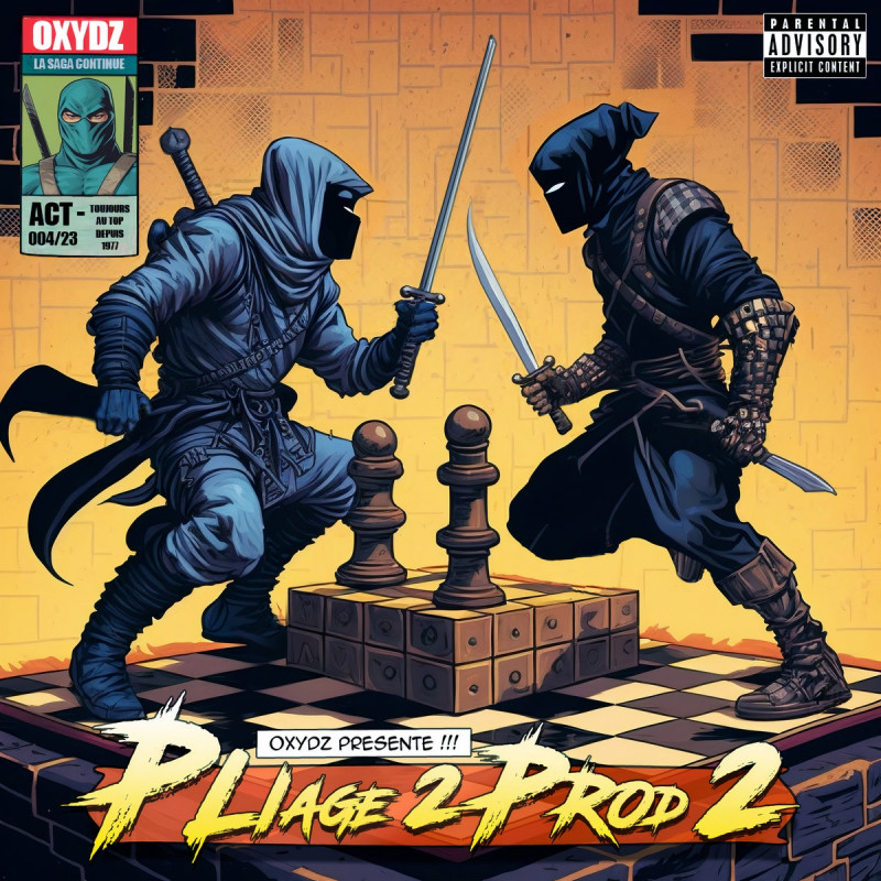 Album CD Oxydz - Pliage de prod 2