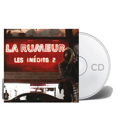 Album Cd "La rumeur"- Les inedits 2 de la rumeur sur Scredboutique.com