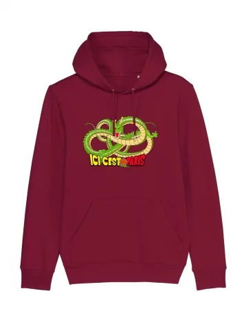 Sweat Capuche  Dragon DBZ - Lutèce Football Club 