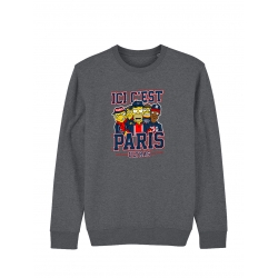 Sweat  Simpsons Hooligans - Lutèce Football Club de amadeus sur Scredboutique.com