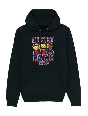 Sweat Capuche  Simpsons Hooligans - Lutèce Football Club 