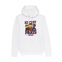 Sweat Capuche  Simpsons Hooligans - Lutèce Football Club de amadeus sur Scredboutique.com