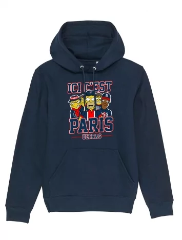 Sweat Capuche  Simpsons Hooligans - Lutèce Football Club
