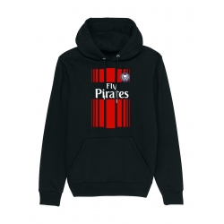 Sweat Capuche Fly Pirates - Lutèce Football Club de amadeus sur Scredboutique.com