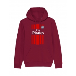Sweat Capuche Fly Pirates - Lutèce Football Club de amadeus sur Scredboutique.com
