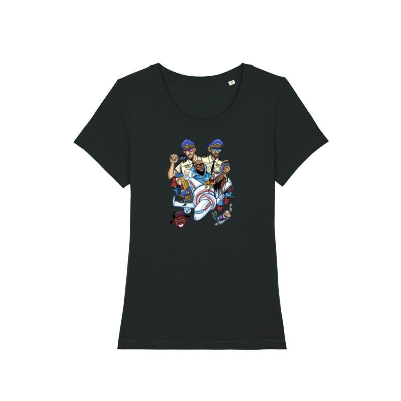 Tshirt femme Scred Connexion - Barbes Airlines