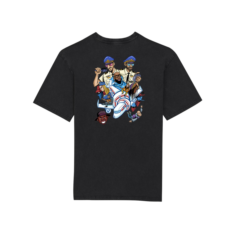 Tshirt Oversize Scred Connexion Barbes Airlines