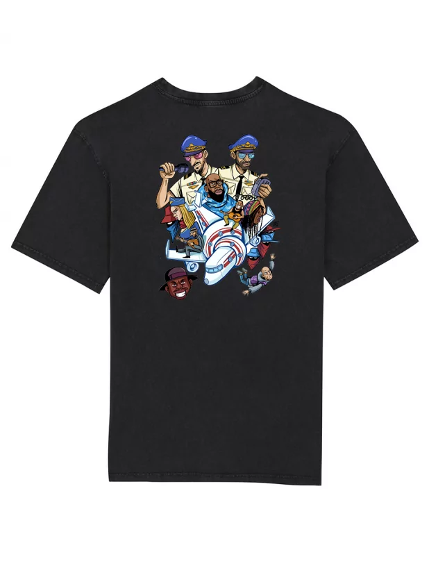 Tshirt Oversize Scred Connexion Barbes Airlines de scred connexion sur Scredboutique.com