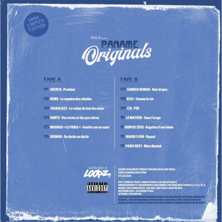 Album vinyle KOOL M - PANAME ORIGINALS