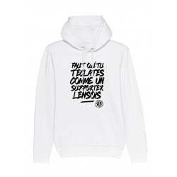 Sweat Capuche Supporters Lensois de scred connexion sur Scredboutique.com