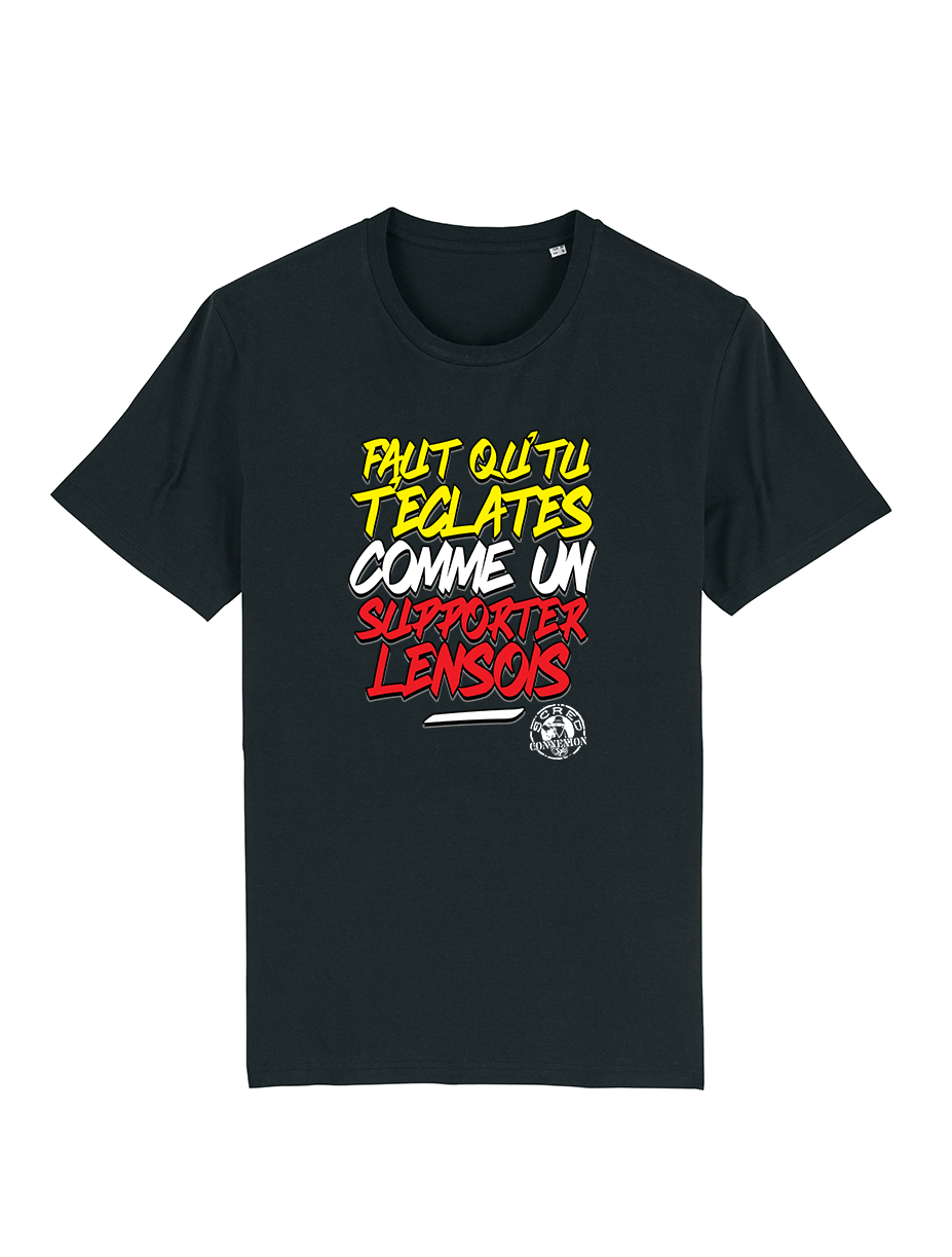 Tshirt Supporters Lensois couleur de scred connexion sur Scredboutique.com