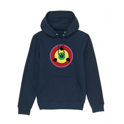 Sweat Capuche Weedjutsu  Rouge Jaune Vert de weedjutsu sur Scredboutique.com