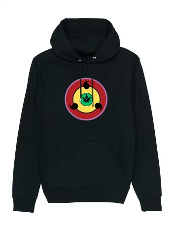 Sweat Capuche Weedjutsu  Rouge Jaune Vert 