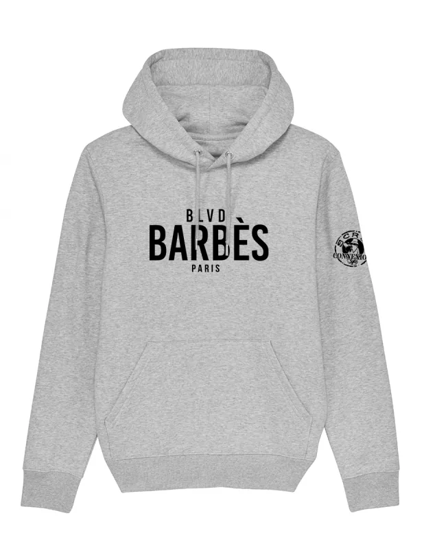 Sweat Capuche Scred Connexion BLVD de barbes wear sur Scredboutique.com