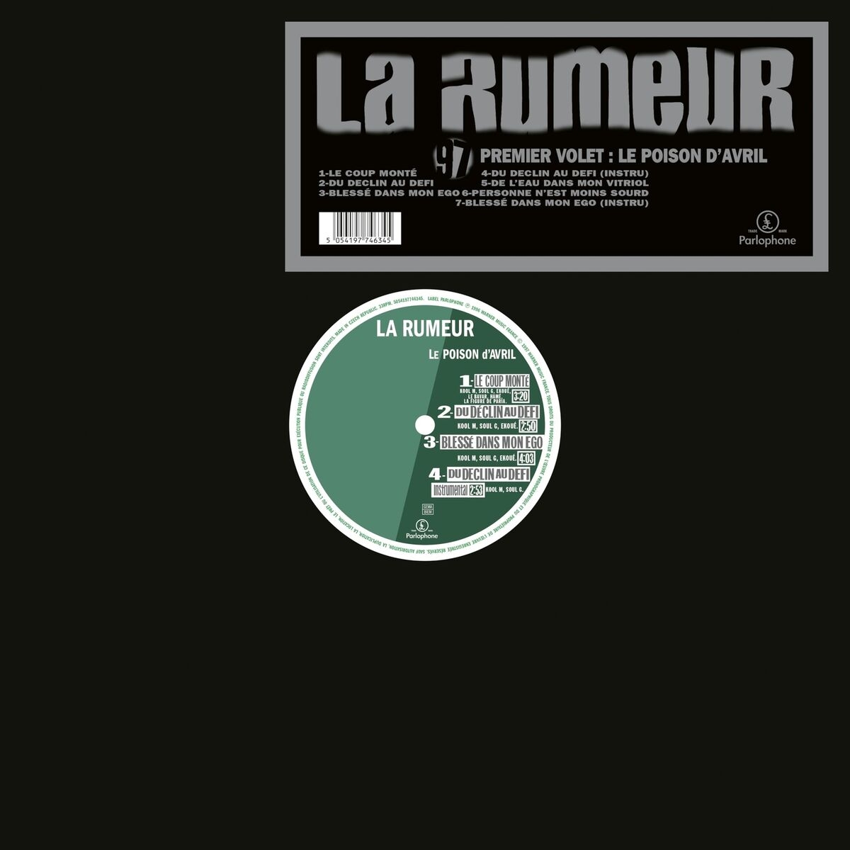 Maxi Vinyle La rumeur - 1er volet - Le poison d'avril de la rumeur sur Scredboutique.com