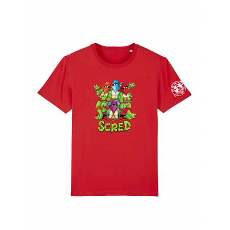 Tshirt Scred Tortue Ninja de scred connexion sur Scredboutique.com