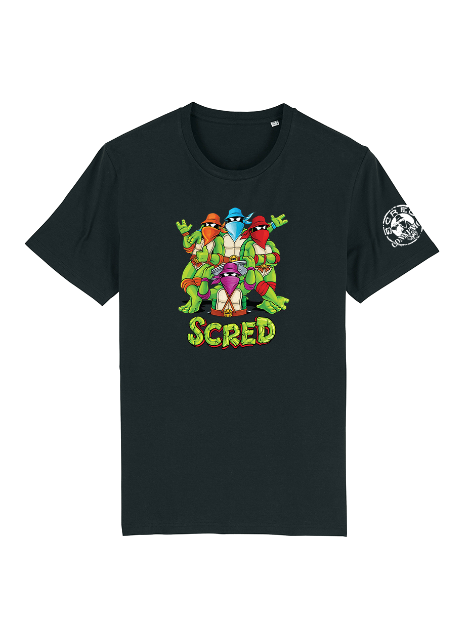 Tshirt Scred Tortue Ninja de scred connexion sur Scredboutique.com