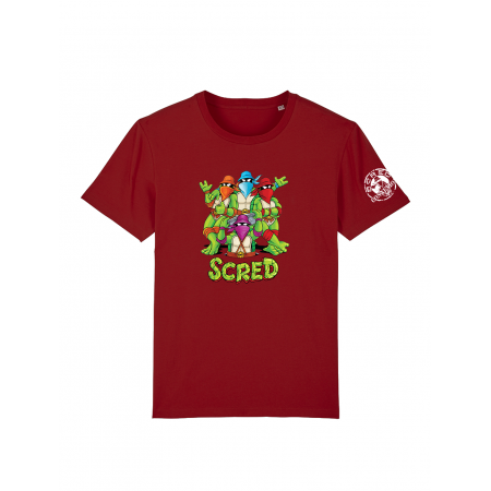 Tshirt Scred Tortue Ninja de scred connexion sur Scredboutique.com