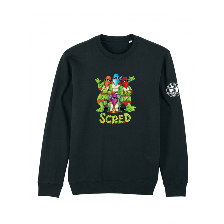 Sweat Scred Tortue Ninja de scred connexion sur Scredboutique.com