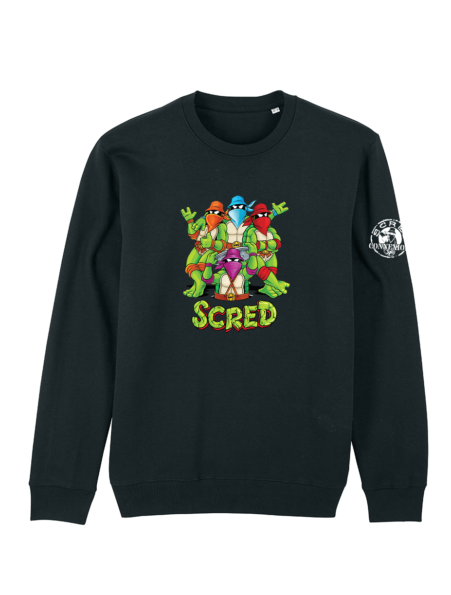 Sweat Scred Tortue Ninja de scred connexion sur Scredboutique.com