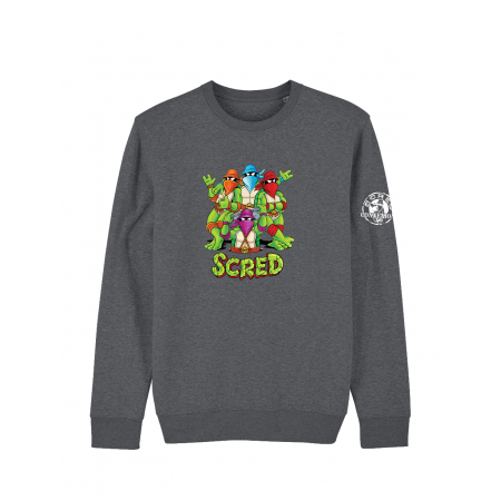 Sweat Scred Tortue Ninja de scred connexion sur Scredboutique.com