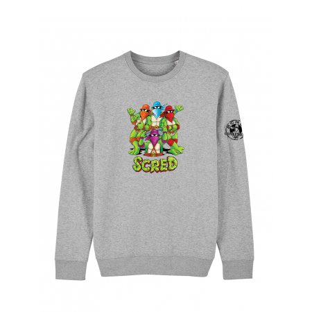 Sweat Scred Tortue Ninja de scred connexion sur Scredboutique.com