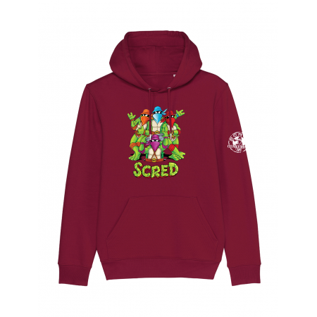 Sweat Capuche Scred Tortue Ninja de scred connexion sur Scredboutique.com